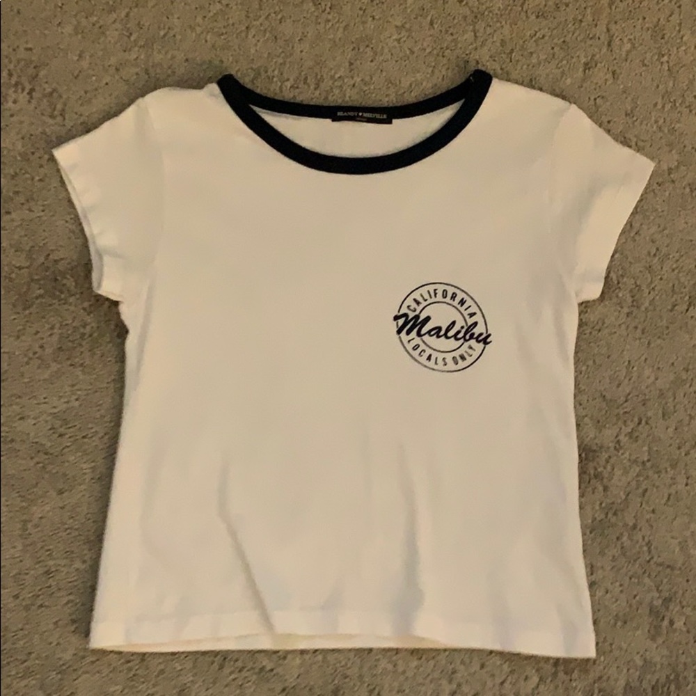 Brandy Melville white tshirt